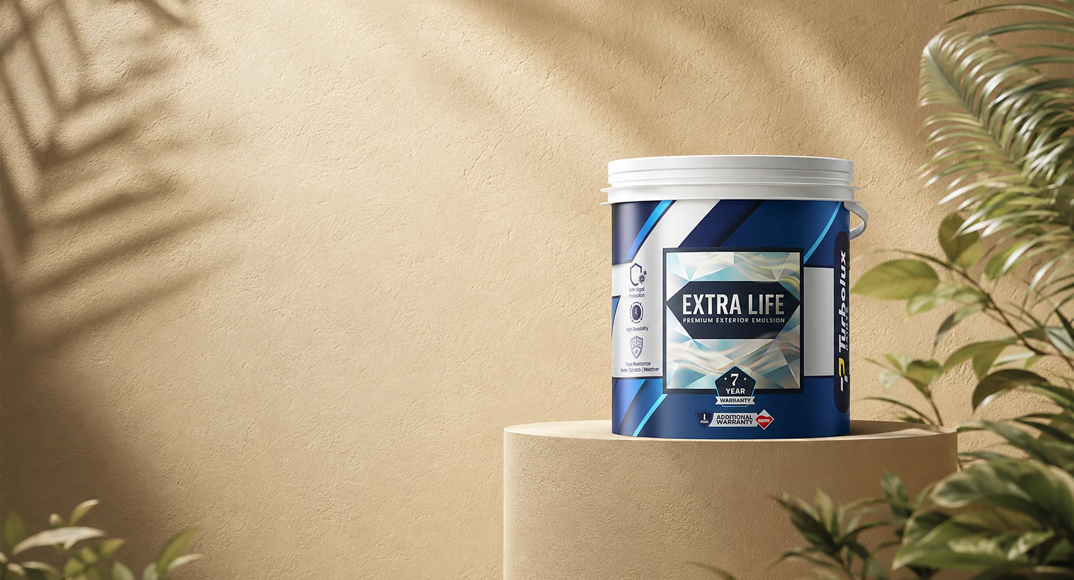 Turbolux Extra Life premium exterior emulsion
