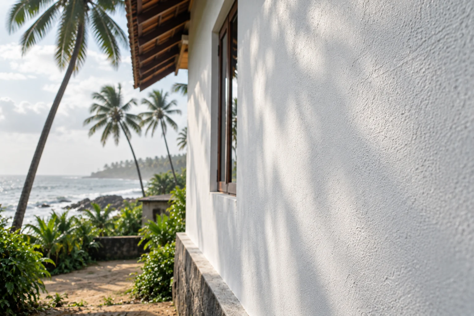 Affordable &mdash; a clean white coastal elevation, the kind of large plain wall Barossa is priced for