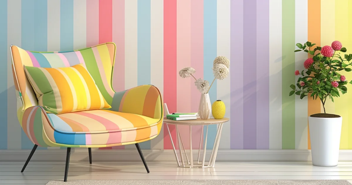 Transform Your Room: DIY Guide to Elegant Striped Walls